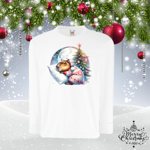 Детска коледна блуза - Капибара