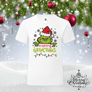 Мъжка коледна тениска - Гринч