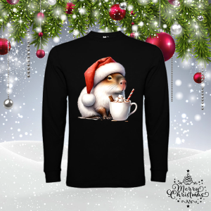 Мъжка коледна блуза- Капибара