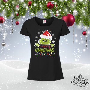 Коледна забавна тениска- Гринч