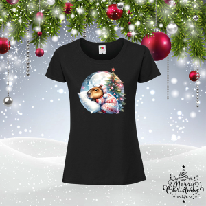 Коледна забавна тениска- Капибара