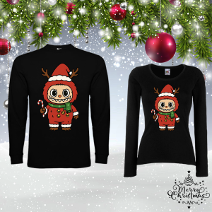 Комплект коледни блузи- Лабубу