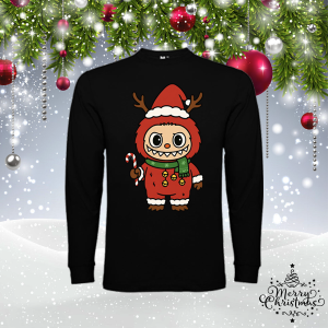 Мъжка коледна блуза - Лабубу