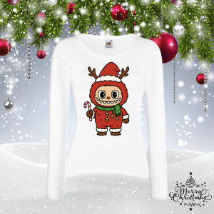 Забавна коледна блуза- Лабубу