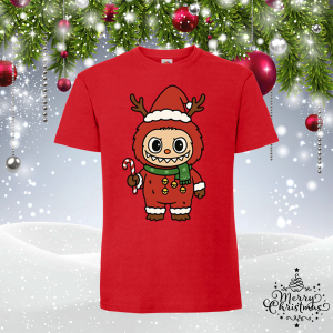 Забавна коледна тениска- Лабубу