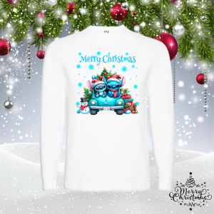 Мъжка коледна блуза - Стич