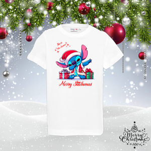 Детска коледна тениска- Стич