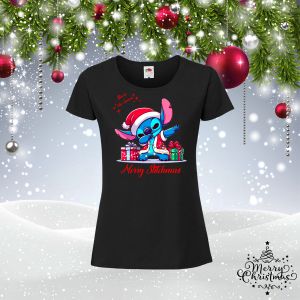 Забавна коледна тениска- Стич