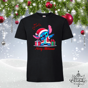 Забавна коледна тениска- Стич