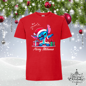 Забавна коледна тениска- Стич