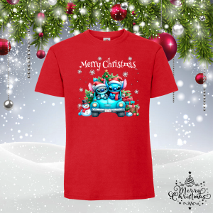 Забавна коледна тениска- Стич