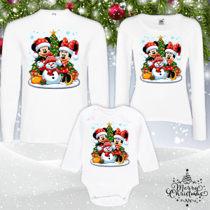 Коледен комплект- Мики и Мини Маус