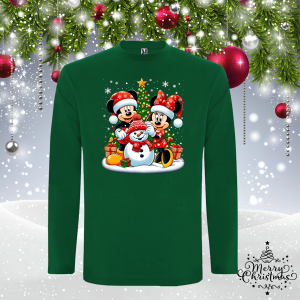 Мъжка коледна блуза - Мики и Мини Маус