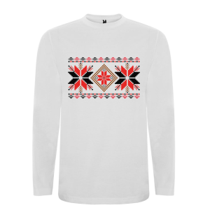 Детска  блуза с мотиви на шевици 