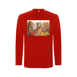 Червена  детска блуза- Хан Крум 