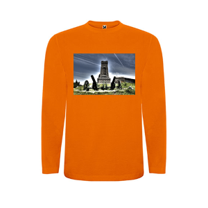 Оранжева  детска блуза - Шипка