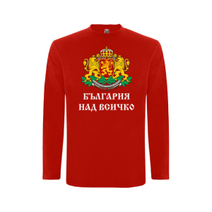 Червена  детска блуза-  Герб