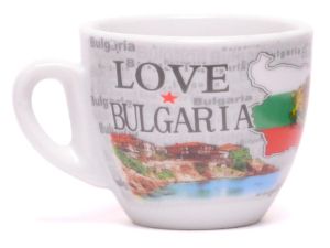 Сувенирна чаша за кафе България