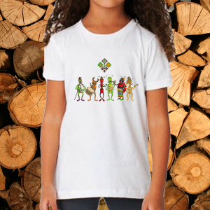 Детска тениска със забавни народни мотиви.