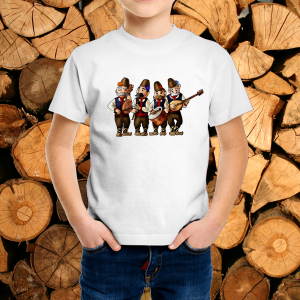 Детска тениска със забавни народни мотиви.