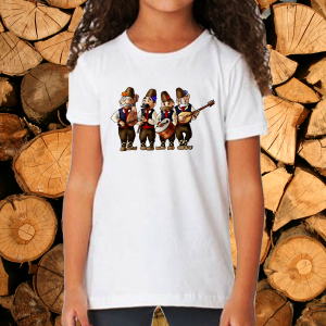 Детска тениска със забавни народни мотиви.