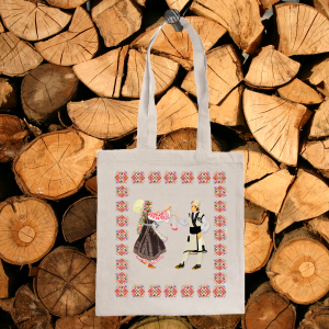 Чанта органичен памук - Мома в носия