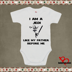 Бебешко боди - I am a jedi