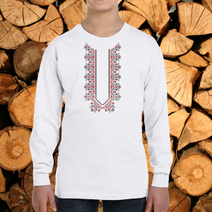 Детска  блуза с мотиви на шевици .