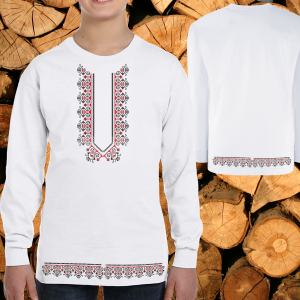 Детска  блуза с мотиви на шевици .