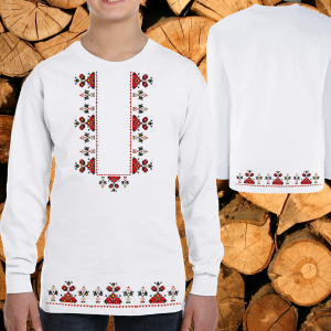 Детска  блуза с мотиви на шевици .