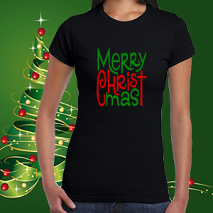 Коледна забавна тениска