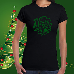 Коледна забавна тениска