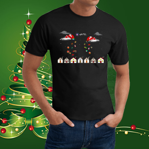 Коледна забавна тениска