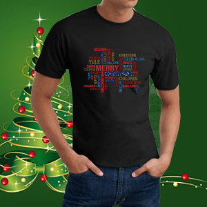 Коледна забавна тениска