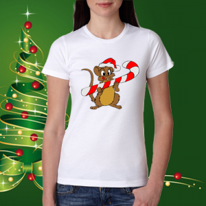Коледна забавна тениска