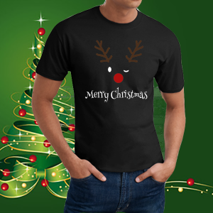 Коледна забавна тениска