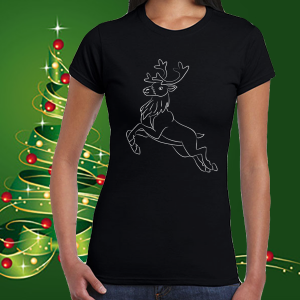 Коледна забавна тениска