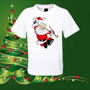 Детска коледна тениска Дядо Коледа