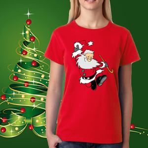 Дамска коледна тениска