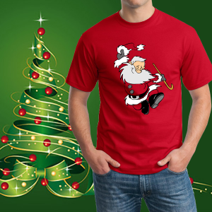 Коледна мъжка тениска