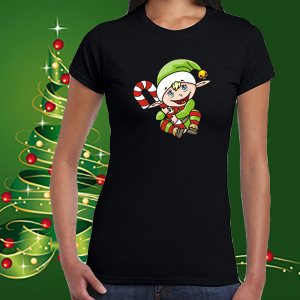 Коледна забавна тениска