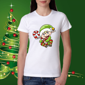 Коледна забавна тениска