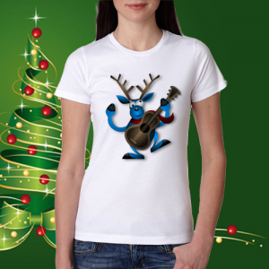 Коледна забавна тениска