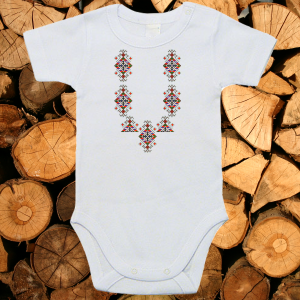 Бебешко боди  с народни мотиви.