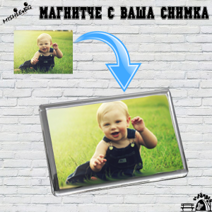 Висококачествен кагнит+ мини рамка със снимка