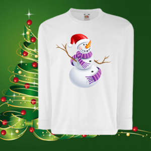 Детска коледна блуза-Снежен човек 2