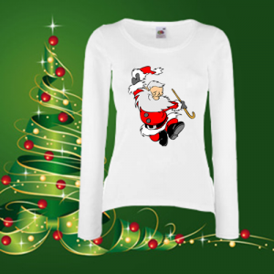 Дамска коледна блуза-Дядо Коледа