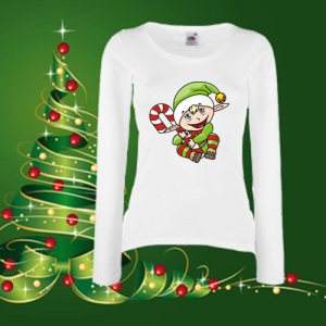 Дамска коледна блуза-Джудже