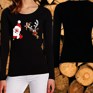 Дамска коледна блуза