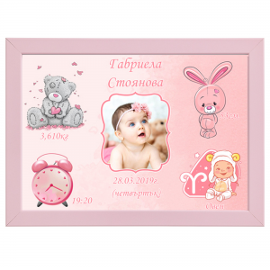 Постер-визитка за момиче